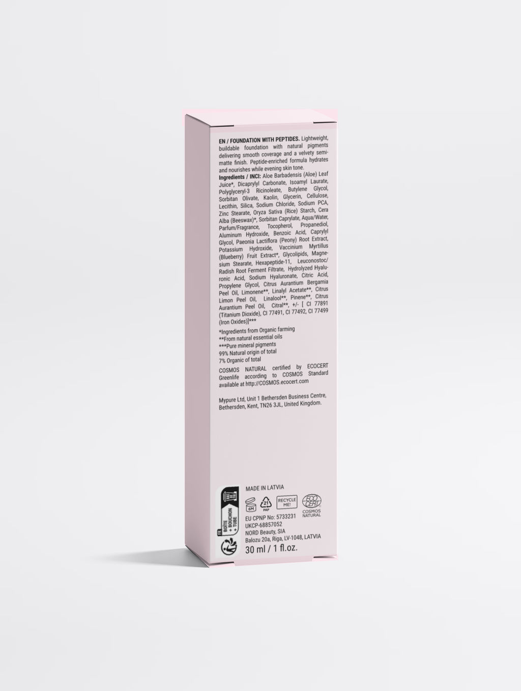 Foundation with Peptides, 15 Light Cool