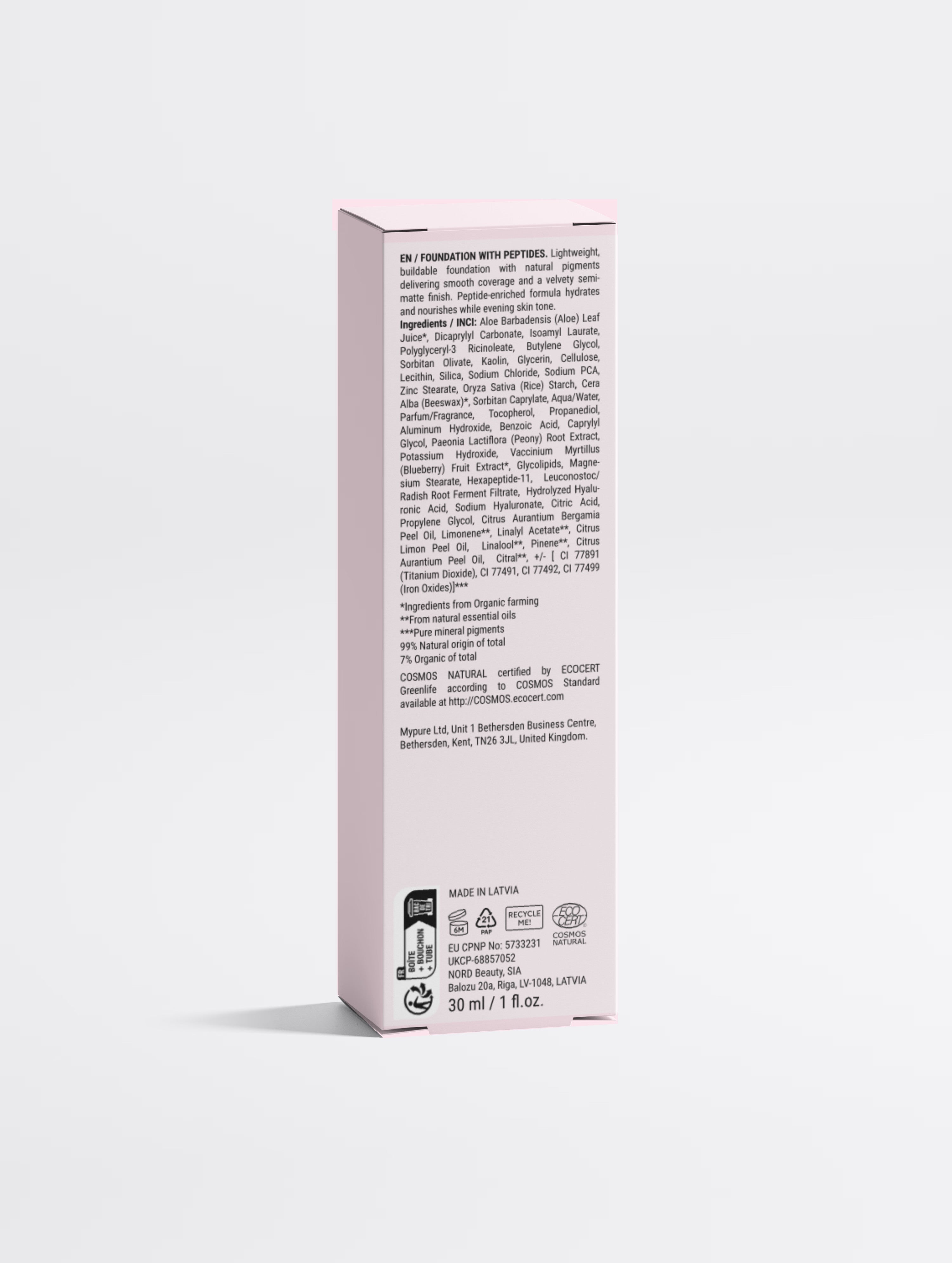 Foundation with Peptides, 15 Light Cool