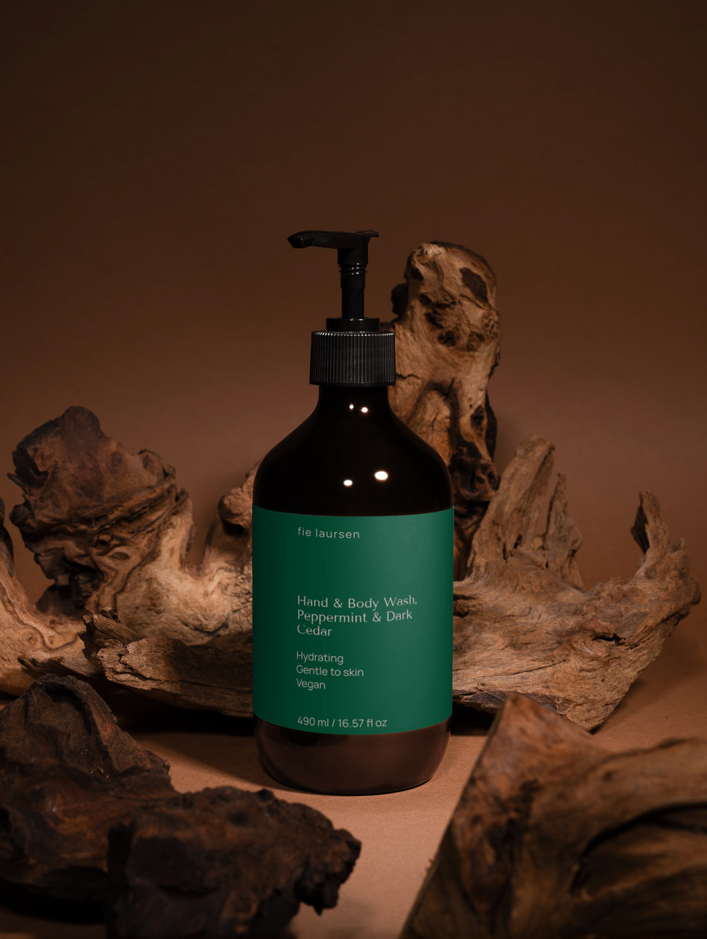 Hand & Body Wash, Peppermint & Dark Cedar