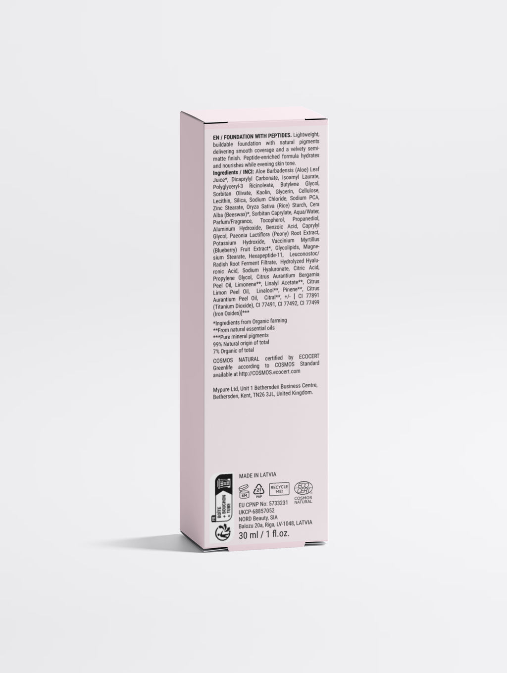 Foundation with Peptides, 30 Tan Neutral